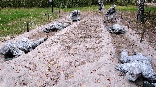 US Military Obstacle Course Training [upl. by Nannahs9]