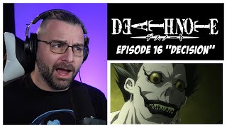 DEATH NOTE 1X16 REACTION Decision [upl. by Atikim]