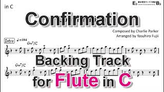 Confirmation  Backing Track with Sheet Music for Flute in C [upl. by Hurlbut883]