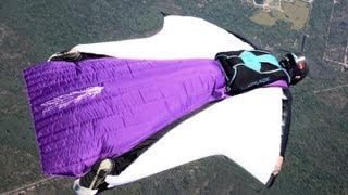 Glide Ratio  Wingsuit VS Parachute [upl. by Keriann238]