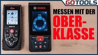 Vermessen Oder gute Alternative Die Lasershow Bosch GLM120C vs Leica DistoX4 [upl. by Frances806]