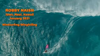 Jaws Maui Hawaii January 2021  Big Swell  Windsurfing Wing Surfing [upl. by Arleen]