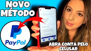 COMO CRIAR CONTA NO PAYPAL PELO CELULAR  CRIAR CONTA NO PAYPAL 2021 [upl. by Lauree]