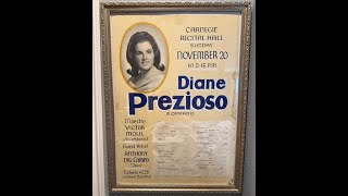 Diane Prezioso sings opera at Carnegie Hall  Nov 20 1966 [upl. by Attezi446]