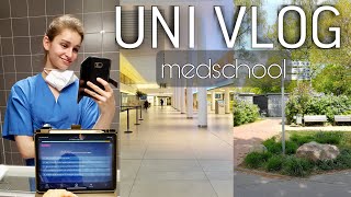 Medizin UniVLOG ✨  🧫 Lernen Arbeiten Sport [upl. by Ornie]