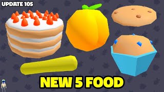 Update 105  Find The Food 🥧 How To Get NEW 5 FOODS  roblox FOOD [upl. by Eniotna]