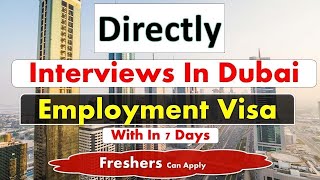 New Walk In Interview In Dubai With Visa 2024 walkininterviewdubai dubaiwalkininterview [upl. by Daffy]