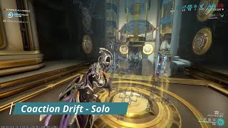 Warframe  Collaboration Test  Coaction Drift  Solo [upl. by Lanoil]