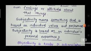 OBJECTIVITY amp Subjectivity in Sociology CLASS 11 SOCIOLOGY Chapter 5 SOCIOLOGY Research Methods [upl. by Maiocco]