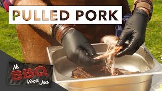 PULLED PORK maken op de BBQ  Ik BBQ voor jou  Recept [upl. by Atiraj]