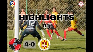 Összefoglaló  Elitliga U17  FK Csíkszereda–Temesvári Ripensia [upl. by Enihsnus]