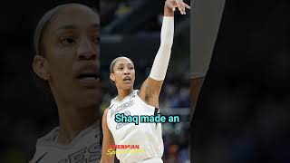 Shaquille ONeals 300 Million Tip to Aja Wilson is Supported by Fans Despite Controversy [upl. by Hpesojnhoj]