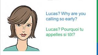 Dialogue 7  English French Anglais Français  What time is it  Quelle heure estil [upl. by Serra]