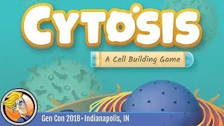 Cytosis A Cell Biology Board Game — game overview at Gen Con 2018 [upl. by Erlene]