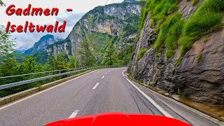 Switzerland 2024  driving from Gadmen to Iseltwald via Meiringen visit Aare Gorge [upl. by Schaab325]