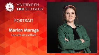 Portrait de Marion Marage finaliste du concours ⏳ MT180 UNIGE 2022 [upl. by Zerat]