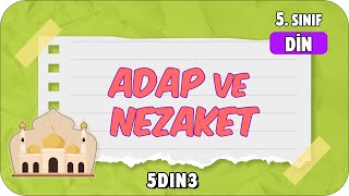 Adap ve Nezaket 🤲🏻 tonguçCUP 2Sezon  5DIN3 2024 [upl. by Mccall267]