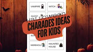 Halloween Charades Games for Kids [upl. by Wilek685]