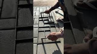 How to Make the Concrete Bricks  Daily Construction Job shorts shortviral [upl. by Gilson]