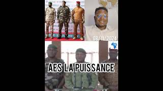 🔴👉🏿🇧🇫🇲🇱🇳🇪💪🏿 AES LA PUISSANCE… c’est bouclé… [upl. by Pollard]