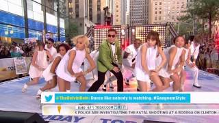 HD Live quotPSY  Gangnam Stylequot 강남스타일 on NBCs Today Show Sep 14th 2012 [upl. by Ybroc]