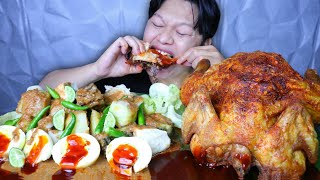 MUKBANG SIOMAY PEDAS BANDUNG EXTRA 1 EKOR AYAM PEDAS BRUTALL [upl. by Anneirda606]