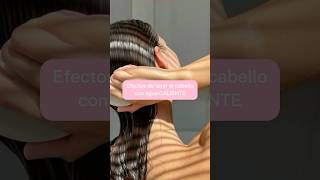 Efectos de lavar el cabello con agua CALIENTE cabelloseco cabelloopaco pelosinvida cabello [upl. by Savdeep23]