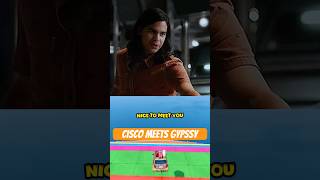 Gypsy Flirts With Cisco🥹 theflash cisco dccomics barryallen [upl. by Omoj]