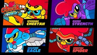 Chuck Chicken Power Up  All episodes 15  Super ToonsTV [upl. by Adnorehs48]