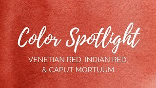 Color Spotlight Returns – Venetian Red Indian Red amp Caput Mortuum PR101 [upl. by Airretal]