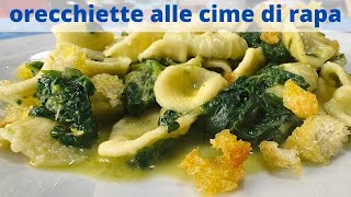 orecchiette con le cime di rapaun classico intramontabile [upl. by Publus411]