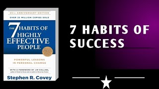 7 Habits of highly effective people book consise summary motivationaudiobook habitsaudiobooks [upl. by Alastair]