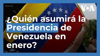 Venezolanos opinan sobre quién asumirá como presidente del país en enero [upl. by Seuguh]