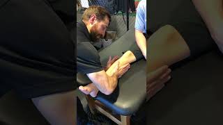 Squeeze Test  High Ankle Sprain Diagnostic Test  Syndesmotic Ligament Injury  Physical Therapy [upl. by Wester]