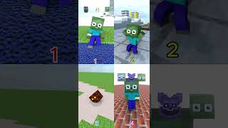 Which version of transformation is the best   Baby zombie minecraft animations [upl. by Eiramrebma]