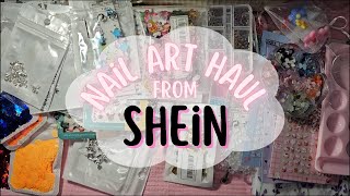 Huge Shein Nail Art Haul  Affordable Nail Supplies Christmas Halloween Charms amp more [upl. by Geilich]