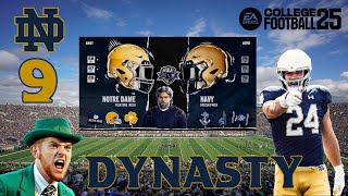 Notre Dame at Navy  Dynasty  S01E09  College Football 25 [upl. by Meluhs]