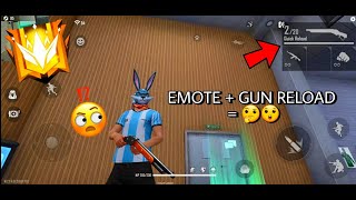 EMOTE  GUN RELOAD  🤔😲  AK47  M1887  UMP  GARENA FREE FIRE Viral [upl. by Ablasor]