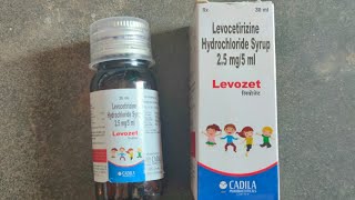 Levocetirizine Hydrochloride 25 mg Syrup  Levozet Syrup [upl. by Bohrer]