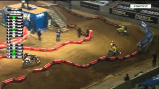 Travis Pastrana Doing First Backflip in Supercross showing up Chad Reed [upl. by Giovanni]