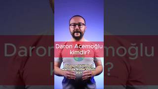 Kim Bu Nobel Alan Üçüncü Türk Daron Acemoğlu shorts [upl. by Nnaira]