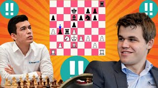 Magnus Carlsen vs Nodirbek Abdusattorov chess game 7 [upl. by Kattie]