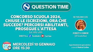 Concorso scuola 2024 si chiudono le iscrizioni ora che succede Attesa sui percorsi abilitanti [upl. by Blunt81]