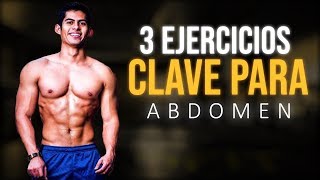 ¡LOS 3 MEJORES EJERCICIOS PARA TU ABDOMEN [upl. by Bound]