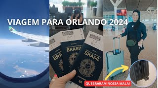 Vlog no EUA  Viagem para Orlando 2024 Lu Torres [upl. by Otrebide]