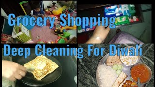 Diwali की सफाई शुरू कर दी 😊House Cleaning Lunch thali👌viralvideo cleaningmotivation [upl. by Gore]