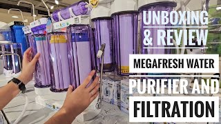 Megafresh Water Purifier And Filtration Unboxing amp Review  ALPHA 3 FA3  Worth It Ba Bumili [upl. by Paddie]