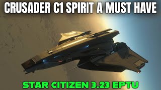 Testing a Crusader C1 Spirit in a Bounty  Star Citizen 323 EPTU [upl. by Ainavi]