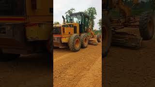 Subgrade top grading and rolling process subgrade highway levelling rolling soil gsb bc dbm [upl. by Ag]