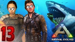 RIP ROCKY Leedsichthys Attack  Part 13  Ark Survival Evolved [upl. by Aicilaf]